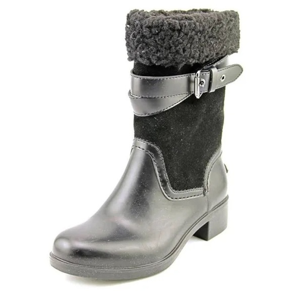 Coach Zena Round Toe Suede Mid Calf Boot Size US 7 - Picture 1 of 10